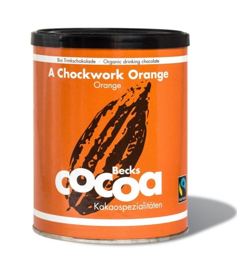CZEKOLADA DO PICIA POMARAŃCZOWO - IMBIROWA FAIR TRADE BEZGLUTENOWA BIO 250 g - BECKS COCOA CZEKOLADA DO PICIA POMARAŃCZOWO - IMBIROWA FAIR TRADE BEZGLUTENOWA BIO 250 g - BECKS COCOA