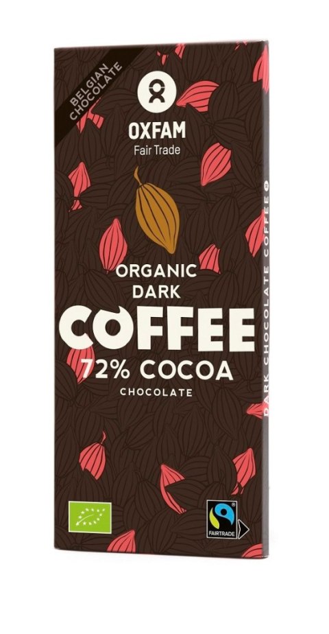 CZEKOLADA GORZKA Z ZIARNAMI KAWY FAIR TRADE BIO 100 g - OXFAM CZEKOLADA GORZKA Z ZIARNAMI KAWY FAIR TRADE BIO 100 g - OXFAM