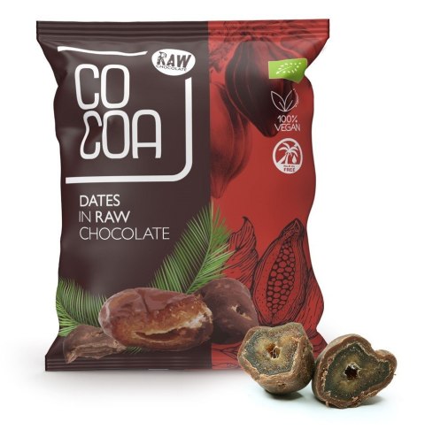 DAKTYLE W SUROWEJ CZEKOLADZIE BIO 70 g - COCOA DAKTYLE W SUROWEJ CZEKOLADZIE BIO 70 g - COCOA
