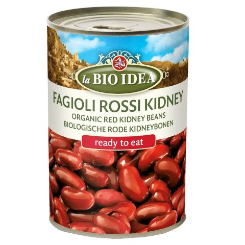 FASOLKA CZERWONA KIDNEY W ZALEWIE BIO 400 g (240 g) - LA BIO IDEA FASOLKA CZERWONA KIDNEY W ZALEWIE BIO 400 g (240 g) - LA BIO IDEA