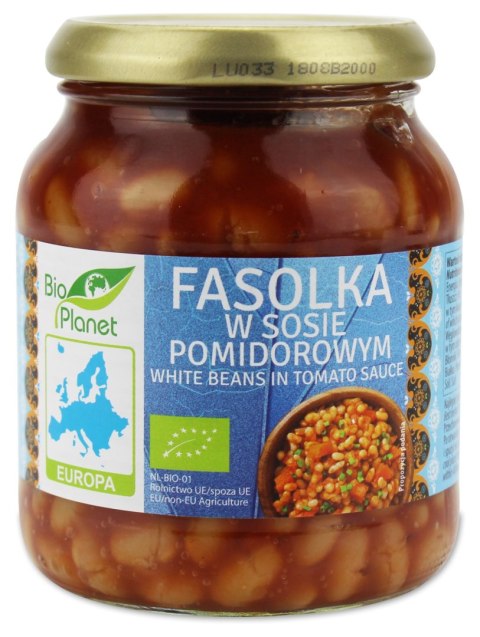FASOLKA W SOSIE POMIDOROWYM BIO 360 g - BIO PLANET FASOLKA W SOSIE POMIDOROWYM BIO 360 g - BIO PLANET