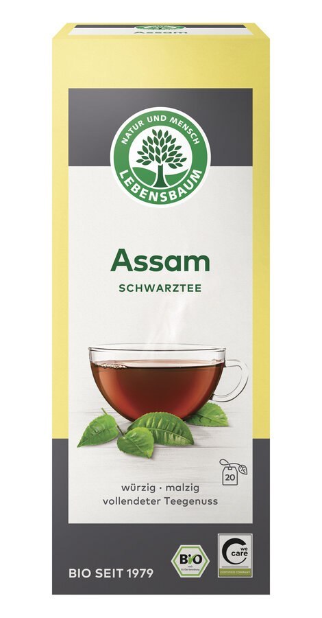 HERBATA CZARNA ASSAM BIO (20 x 2 g) 40 g - LEBENSBAUM HERBATA CZARNA ASSAM BIO (20 x 2 g) 40 g - LEBENSBAUM