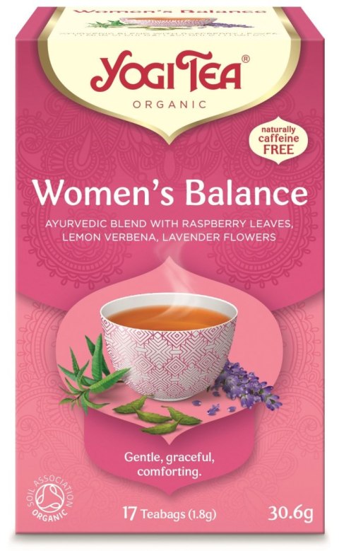 HERBATKA DLA KOBIET - RÓWNOWAGA (WOMEN'S BALANCE) BIO (17 x 1,8 g) 30,6 g - YOGI TEA HERBATKA DLA KOBIET - RÓWNOWAGA (WOMEN'S BALANCE) BIO (17 x 1,8 g) 30,6 g - YOGI TEA