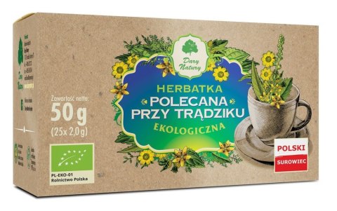 HERBATKA POLECANA PRZY TRĄDZIKU BIO (25 x 2 g) 50 g - DARY NATURY HERBATKA POLECANA PRZY TRĄDZIKU BIO (25 x 2 g) 50 g - DARY NATURY