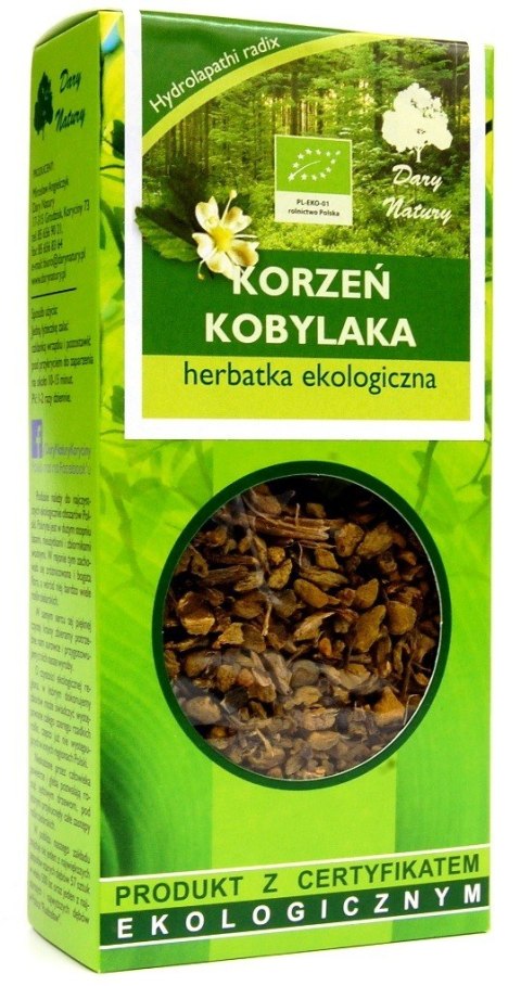 HERBATKA Z KORZENIA KOBYLAKA BIO 50 g - DARY NATURY HERBATKA Z KORZENIA KOBYLAKA BIO 50 g - DARY NATURY