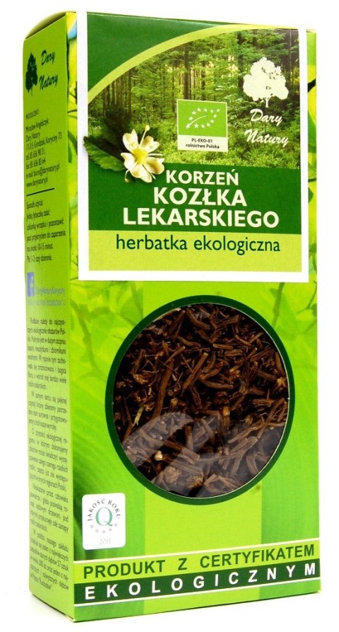 HERBATKA Z KORZENIA KOZŁKA LEKARSKIEGO BIO 100 g - DARY NATURY HERBATKA Z KORZENIA KOZŁKA LEKARSKIEGO BIO 100 g - DARY NATURY