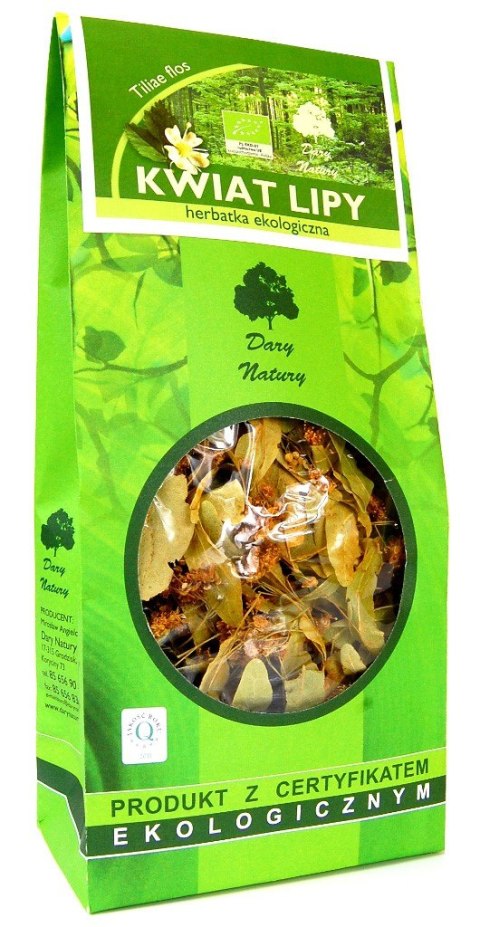 HERBATKA Z KWIATU LIPY BIO 30 g - DARY NATURY HERBATKA Z KWIATU LIPY BIO 30 g - DARY NATURY