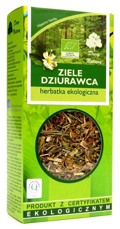 HERBATKA ZIELE DZIURAWCA BIO 50 g - DARY NATURY HERBATKA ZIELE DZIURAWCA BIO 50 g - DARY NATURY
