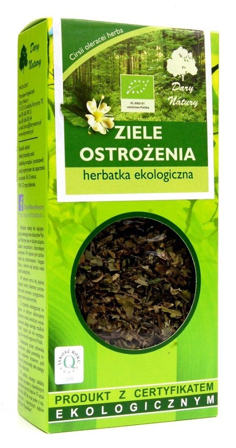 HERBATKA ZIELE OSTROŻENIA BIO 25 g - DARY NATURY HERBATKA ZIELE OSTROŻENIA BIO 25 g - DARY NATURY