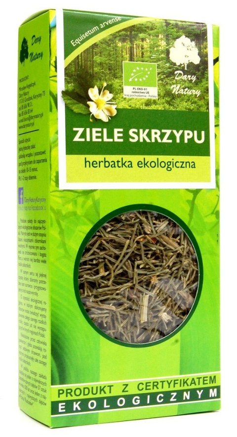 HERBATKA ZIELE SKRZYPU BIO 25 g - DARY NATURY HERBATKA ZIELE SKRZYPU BIO 25 g - DARY NATURY