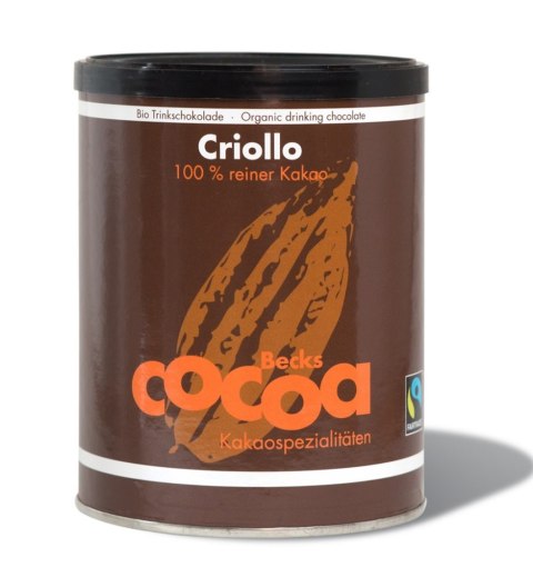 KAKAO CRIOLLO W PROSZKU FAIR TRADE BEZGLUTENOWE BIO 250 g - BECKS COCOA KAKAO CRIOLLO W PROSZKU FAIR TRADE BEZGLUTENOWE BIO 250 g - BECKS COCOA