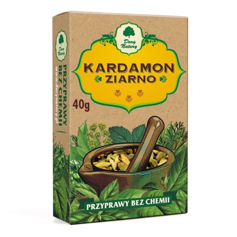 KARDAMON ZIARNO 40 g - DARY NATURY KARDAMON ZIARNO 40 g - DARY NATURY