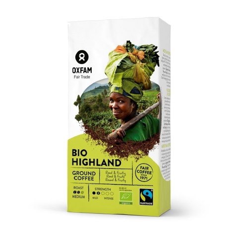 KAWA MIELONA ARABICA/ROBUSTA WYSOKOGÓRSKA FAIR TRADE BIO 250 g - OXFAM KAWA MIELONA ARABICA/ROBUSTA WYSOKOGÓRSKA FAIR TRADE BIO 250 g - OXFAM