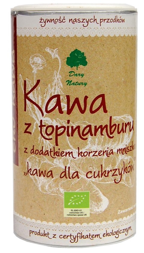 KAWA Z TOPINAMBURU Z KORZENIEM MNISZKA BIO 200 g - DARY NATURY KAWA Z TOPINAMBURU Z KORZENIEM MNISZKA BIO 200 g - DARY NATURY