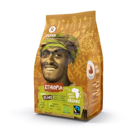 KAWA ZIARNISTA ARABICA 100 % ETIOPIA FAIR TRADE BIO 250 g - OXFAM KAWA ZIARNISTA ARABICA 100 % ETIOPIA FAIR TRADE BIO 250 g - OXFAM