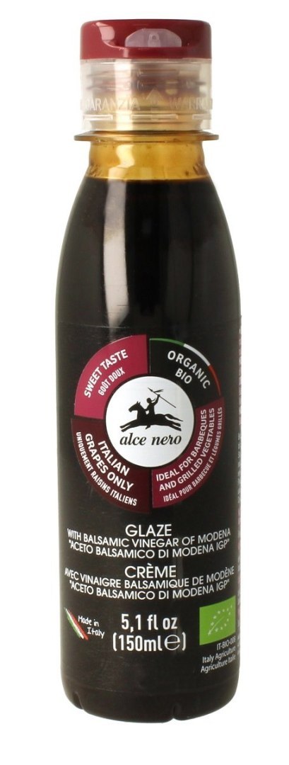 KREM NA BAZIE OCTU BALSAMICZNEGO Z MODENY (GLAZE) BIO 150 ML - ALCE NERO KREM NA BAZIE OCTU BALSAMICZNEGO Z MODENY (GLAZE) BIO 150 ML - ALCE NERO