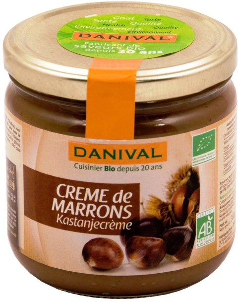 KREM Z KASZTANÓW JADALNYCH BIO 380 g - DANIVAL KREM Z KASZTANÓW JADALNYCH BIO 380 g - DANIVAL