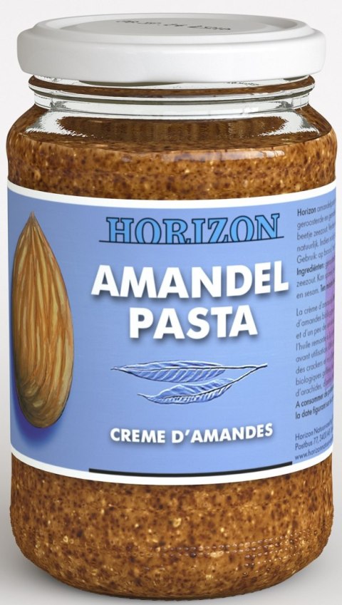 KREM Z PRAŻONYCH MIGDAŁÓW Z SOLĄ MORSKĄ BIO 350 g - HORIZON KREM Z PRAŻONYCH MIGDAŁÓW Z SOLĄ MORSKĄ BIO 350 g - HORIZON