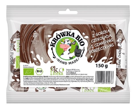KRÓWKI Z GORZKĄ CZEKOLADĄ I CZARNYMI PORZECZKAMI BEZGLUTENOWE BIO 150 g - EKOFLORKA KRÓWKI Z GORZKĄ CZEKOLADĄ I CZARNYMI PORZECZKAMI BEZGLUTENOWE BIO 150 g - EKOFLORKA