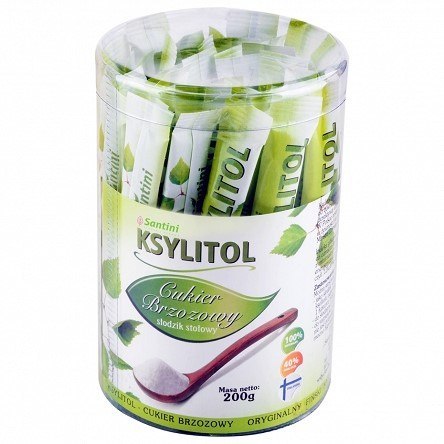 KSYLITOL W SASZETKACH (40 x 5 g) 200 g - SANTINI (FINLANDIA) KSYLITOL W SASZETKACH (40 x 5 g) 200 g - SANTINI (FINLANDIA)