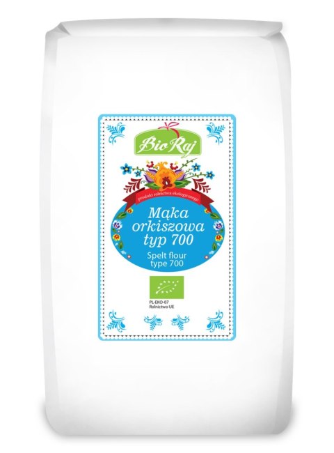 MĄKA ORKISZOWA CHLEBOWA TYP 700 BIO (POLSKA) 1 kg - BIO RAJ MĄKA ORKISZOWA CHLEBOWA TYP 700 BIO (POLSKA) 1 kg - BIO RAJ
