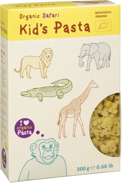 MAKARON (SEMOLINOWY) DLA DZIECI SAFARI BIO 300 g - ALB-GOLD (KID'S PASTA) MAKARON (SEMOLINOWY) DLA DZIECI SAFARI BIO 300 g - ALB-GOLD (KID'S PASTA)