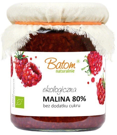 MALINA 80 % BIO 260 g - BATOM MALINA 80 % BIO 260 g - BATOM