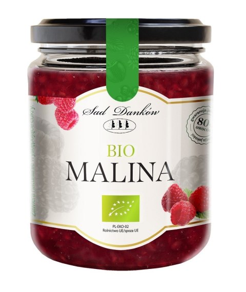 MALINA 80 % BIO 260 g - SAD DANKÓW MALINA 80 % BIO 260 g - SAD DANKÓW