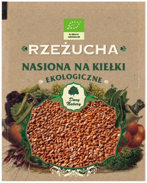 NASIONA RZEŻUCHY BIO NA KIEŁKI 30 g - DARY NATURY NASIONA RZEŻUCHY BIO NA KIEŁKI 30 g - DARY NATURY