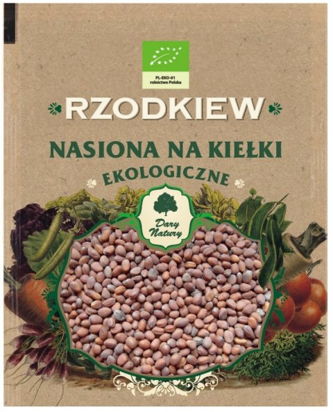 NASIONA RZODKIEWKI BIO NA KIEŁKI 30 g - DARY NATURY NASIONA RZODKIEWKI BIO NA KIEŁKI 30 g - DARY NATURY
