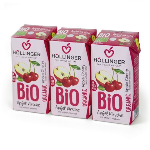 NEKTAR JABŁKOWO - WIŚNIOWY BEZ DODATKU CUKRÓW BIO 200 ml - HOLLINGER NEKTAR JABŁKOWO - WIŚNIOWY BEZ DODATKU CUKRÓW BIO 200 ml - HOLLINGER