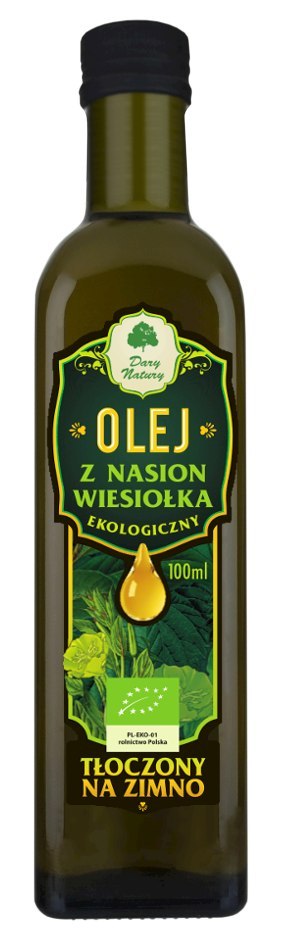 OLEJ Z WIESIOŁKA TŁOCZONY NA ZIMNO BIO 100 ml - DARY NATURY OLEJ Z WIESIOŁKA TŁOCZONY NA ZIMNO BIO 100 ml - DARY NATURY