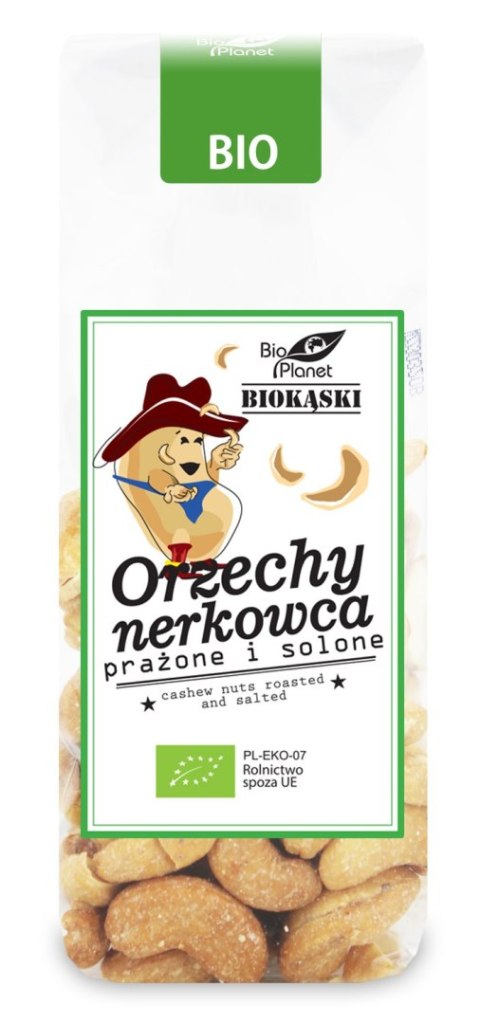 ORZECHY NERKOWCA PRAŻONE I SOLONE BIO 100 g - BIO PLANET ORZECHY NERKOWCA PRAŻONE I SOLONE BIO 100 g - BIO PLANET