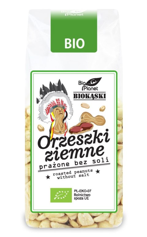 ORZESZKI ZIEMNE PRAŻONE BEZ SOLI BIO 150 g - BIO PLANET ORZESZKI ZIEMNE PRAŻONE BEZ SOLI BIO 150 g - BIO PLANET