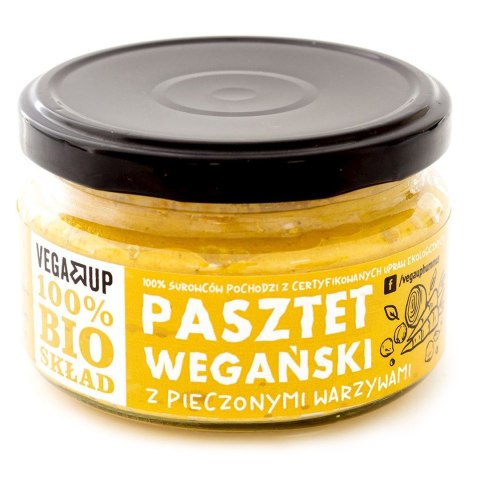 PASZTET WEGAŃSKI Z PIECZONYMI WARZYWAMI BIO 190 g - VEGA UP PASZTET WEGAŃSKI Z PIECZONYMI WARZYWAMI BIO 190 g - VEGA UP