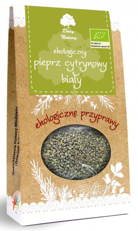 PIEPRZ BIAŁY CYTRYNOWY BIO 50 g - DARY NATURY PIEPRZ BIAŁY CYTRYNOWY BIO 50 g - DARY NATURY