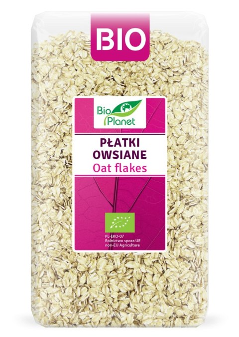 PŁATKI OWSIANE BIO 600 g - BIO PLANET PŁATKI OWSIANE BIO 600 g - BIO PLANET