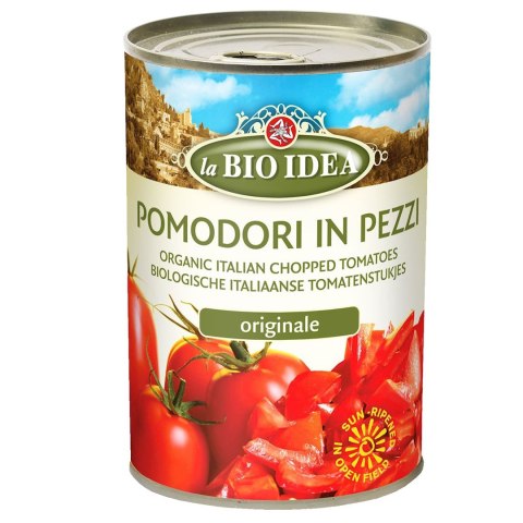 POMIDORY KROJONE BEZ SKÓRY BIO 400 g - LA BIO IDEA POMIDORY KROJONE BEZ SKÓRY BIO 400 g - LA BIO IDEA