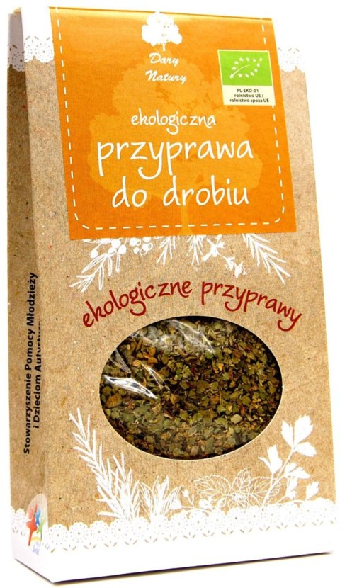 PRZYPRAWA DO DROBIU BIO 30 g - DARY NATURY PRZYPRAWA DO DROBIU BIO 30 g - DARY NATURY