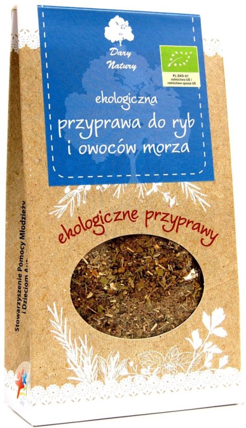PRZYPRAWA DO RYB I OWOCÓW MORZA BIO 40 g - DARY NATURY PRZYPRAWA DO RYB I OWOCÓW MORZA BIO 40 g - DARY NATURY