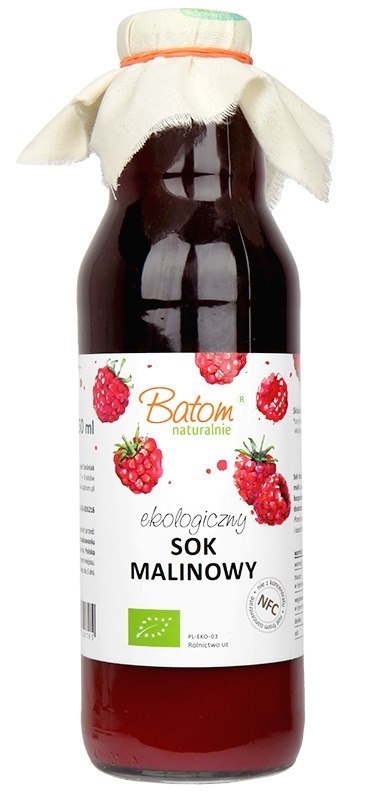 SOK MALINOWY NFC BIO 750 ml - BATOM SOK MALINOWY NFC BIO 750 ml - BATOM