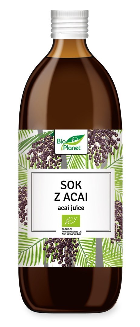 SOK Z ACAI NFC BIO 500 ml - BIO PLANET SOK Z ACAI NFC BIO 500 ml - BIO PLANET
