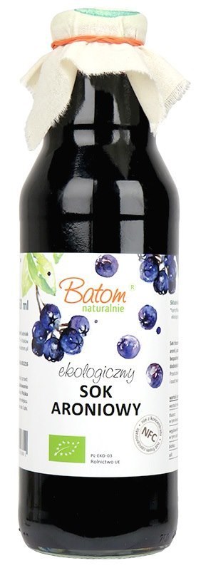 SOK Z ARONII NFC BIO 750 ml - BATOM SOK Z ARONII NFC BIO 750 ml - BATOM