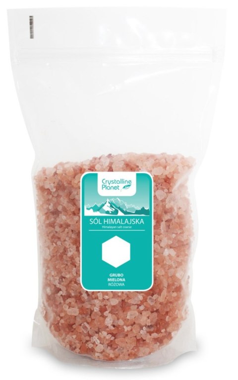 SÓL HIMALAJSKA RÓŻOWA GRUBO MIELONA 1 kg - CRYSTALLINE PLANET SÓL HIMALAJSKA RÓŻOWA GRUBO MIELONA 1 kg - CRYSTALLINE PLANET