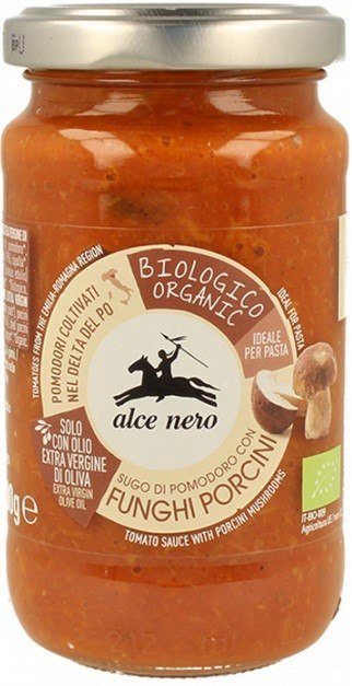 SOS POMIDOROWY Z BOROWIKAMI BIO 200 g - ALCE NERO SOS POMIDOROWY Z BOROWIKAMI BIO 200 g - ALCE NERO