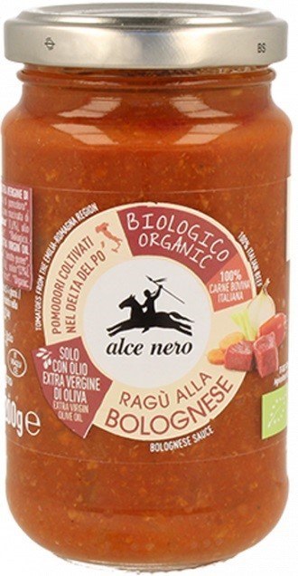 SOS POMIDOROWY Z WOŁOWINĄ BIO 200 g - ALCE NERO SOS POMIDOROWY Z WOŁOWINĄ BIO 200 g - ALCE NERO
