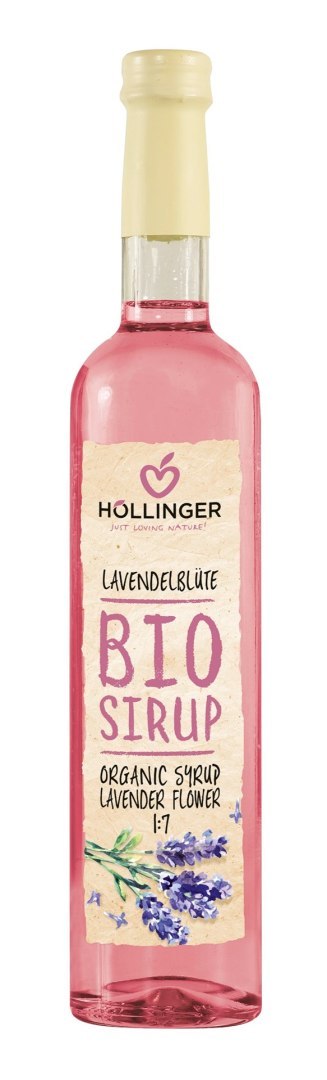 SYROP O SMAKU LAWENDY BIO 500 ml - HOLLINGER SYROP O SMAKU LAWENDY BIO 500 ml - HOLLINGER