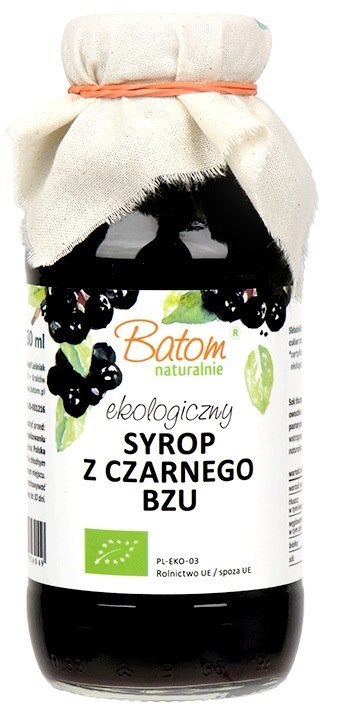 SYROP Z CZARNEGO BZU BIO 330 ml - BATOM SYROP Z CZARNEGO BZU BIO 330 ml - BATOM