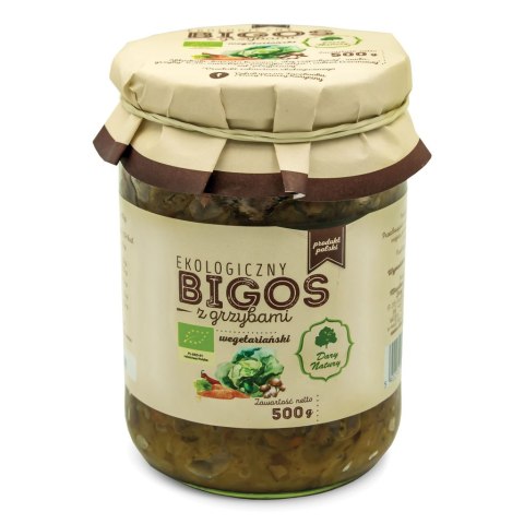 BIGOS WEGAŃSKI Z GRZYBAMI BIO 500 g - DARY NATURY BIGOS WEGAŃSKI Z GRZYBAMI BIO 500 g - DARY NATURY