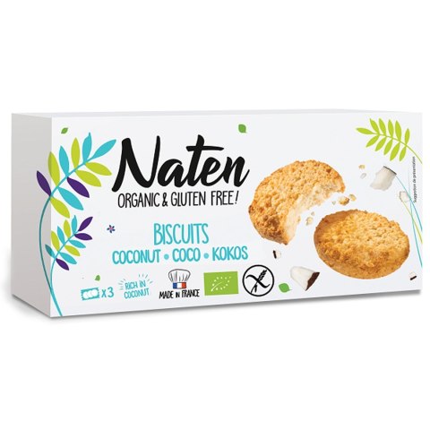 CIASTKA KOKOSOWE BEZGLUTENOWE BIO 150 g - NATEN CIASTKA KOKOSOWE BEZGLUTENOWE BIO 150 g - NATEN